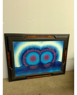 20th-century modern art watercolor painting, 99x70cm