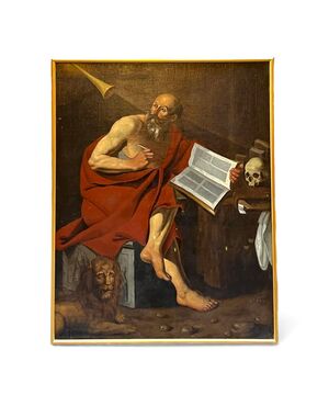 Dipinto raffigurante San Girolamo