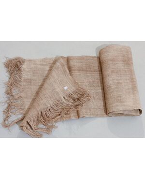 Lunghe strisce in canapa écru - O/5159 -