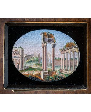 Micromosaico rettangolare - XIX secolo