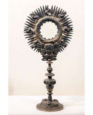 Ostensorio in argento - XVII secolo