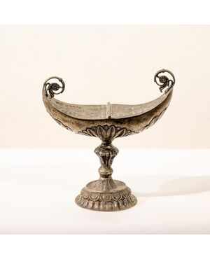 Navicella in argento - XVIII secolo