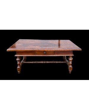 Solid walnut coffee table.