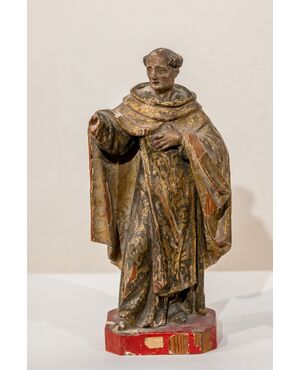 Polychrome wood Saint - Spain 17th century