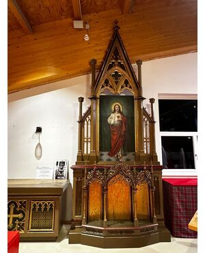 Neo-Gothic altar