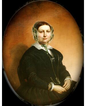 Mauro Conconi - Ritratto di gentildonna (1851)