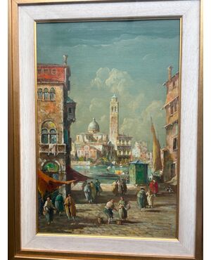 Pair of Venetian paintings by E. Zeno