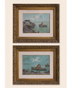Pair of Seascapes – Antonio Villa