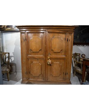17th-century soft wood cupboard