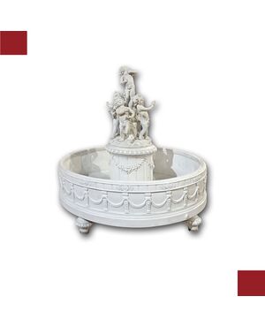 BISCUIT PORCELAIN CENTERPIECE FIRST HALF 19TH CENTURY