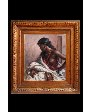 Clemente Tafuri (Salerno 1903-Genoa 1971), "African Fortune Teller"