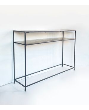 Consolle contemporanea - champagne gold