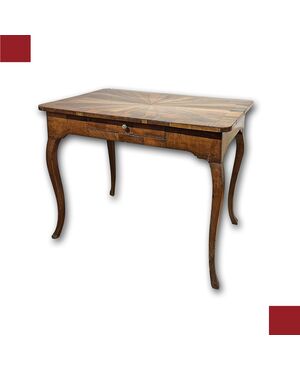 TAVOLO SCRITTOIO LASTRONATO LUIGI XV META’ XVIII SECOLO