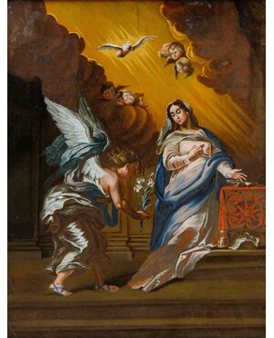 Seguace di Franz Thaddaus Menteler II (1715 - 1794), ca. 1780, Annunciazione