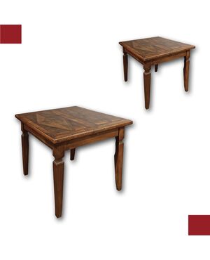 COPPIA DI TAVOLINI BASSI NEOCLASSICI FINE XVIII SECOLO