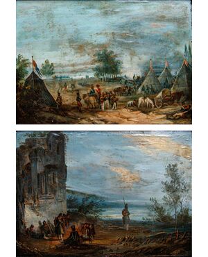 Primo quarto del XIX secolo, Scene di accampamento