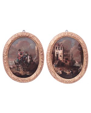 Giuseppe Zais (1709-1784) – Pair of paintings