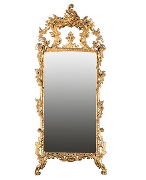 Gilded mirror, Central Italy, 18th century