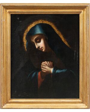 Pittore nella cerchia di Carlo Dolci (Firenze 1616 - Firenze 1686) - Madonna orante.