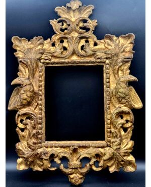 Cornice veneziana in legno intagliato e dorato – Fine XVI / inizi XVII secolo