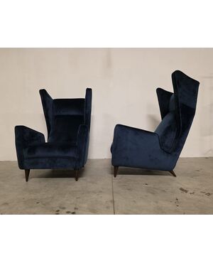 Coppia rare poltrone di Mario Oreglia 1949