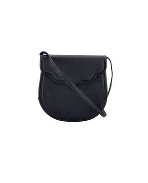 YVES SAINT LAURENT Borsa a Tracolla Vintage in Pelle Col. Nero S