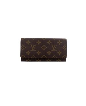 LOUIS VUITTON Portafoglio Vintage in Tela Col. Marrone S