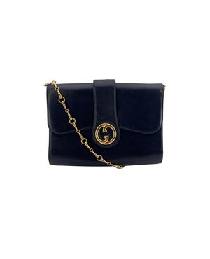 GUCCI Borsa a Tracolla Vintage in Pelle Col. Blu S