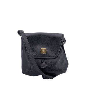 CELINE Borsa a Tracolla Vintage in Pelle Col. Nero M