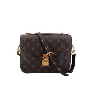 LOUIS VUITTON Borsa a Tracolla in Tela Col. Marrone Metis M