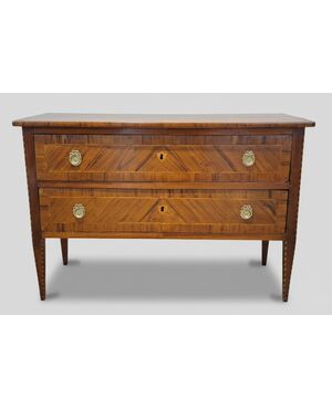 CASSETTONE A DUE CASSETTI - ITALIA SETTENTRIONALE - XVIII SEC.