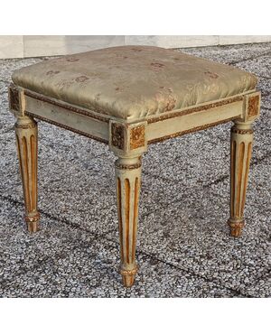 Coppia di sgabelli Luigi XVI, Venezia, fine XVIII secolo