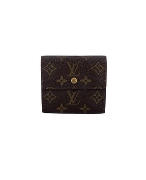 LOUIS VUITTON Portafoglio Vintage in Tela Col. Marrone S
