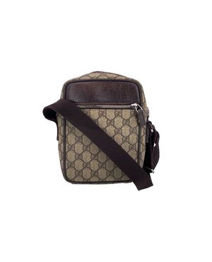 GUCCI Borsa a Tracolla in Tela Col. Marrone S