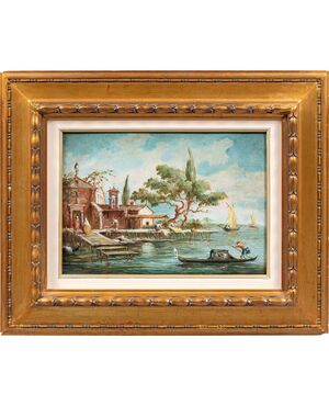 Lucia Ponga degli Ancillo (Venice 1887 - 1966) - Venetian Capriccio.