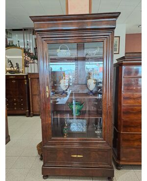 Mahogany display cabinet