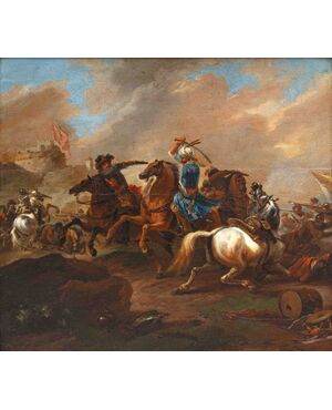 Bottega di Jan van Huchtenburgh (Haarlem, 1647 – Amsterdam, 1733), Battaglia contro i Turchi