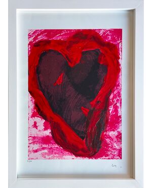 "Senza titolo (CUORE)" - Mario Schifano (1934-1998)