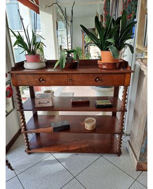 Mahogany etagere - shelf