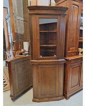 Mahogany corner cabinet