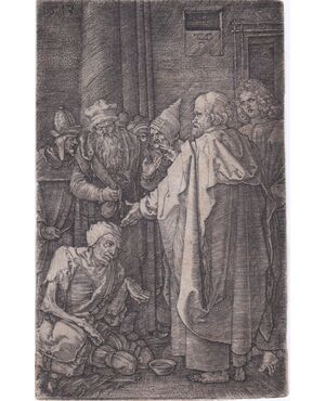 San Pietro e San Giovanni Evangelista guariscono lo storpio, 1513