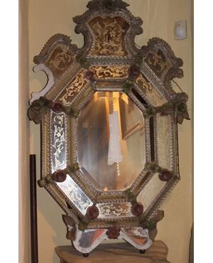 Specchio veneziano del XIX secolo