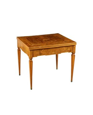 Tavolino da Gioco Neoclassico Piacentino
