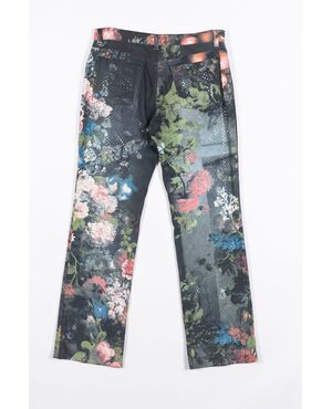 “Roberto Cavalli” Jeans stampa fiori