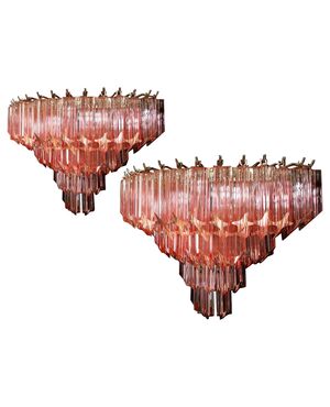 Pair of Vintage Murano Wall Sconce, 1980s