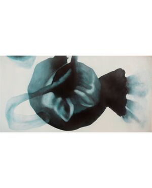 "Heavenly Body XLVI" by Taeko Mima Oil on Canvas Painting, 1987