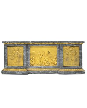 Altar in marble and bronze, 19th century     