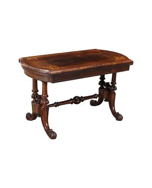 Victorian game table     