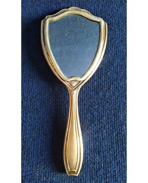 800 silver Art Decò vanity mirror - Italy 1930s     