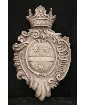 Magnifico Stemma Araldico Veneziano - 61 x 39 cm - Marmo d'Istria - xx secolo